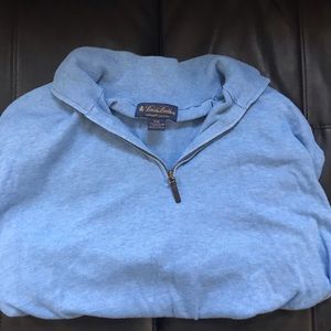 Men’s blue long sleeve pullover shirt